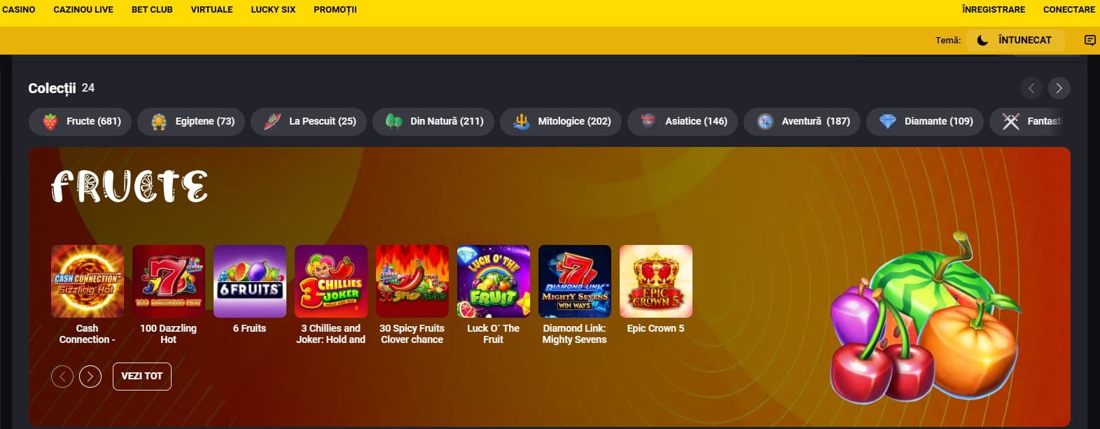 Accesarea site-ului oficial Casino Fortuna