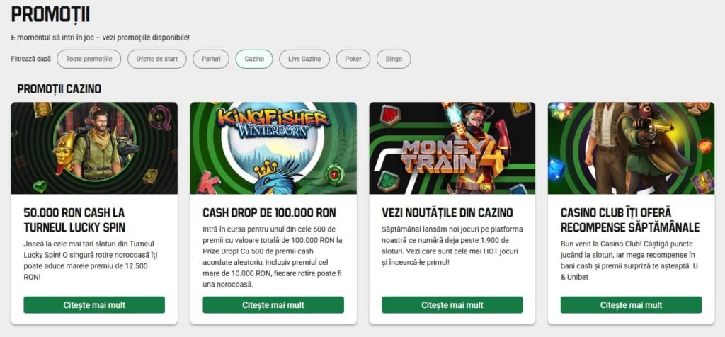 Bonusuri la cazinoul online Revolut
