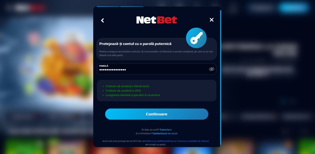 Completarea datelor personale