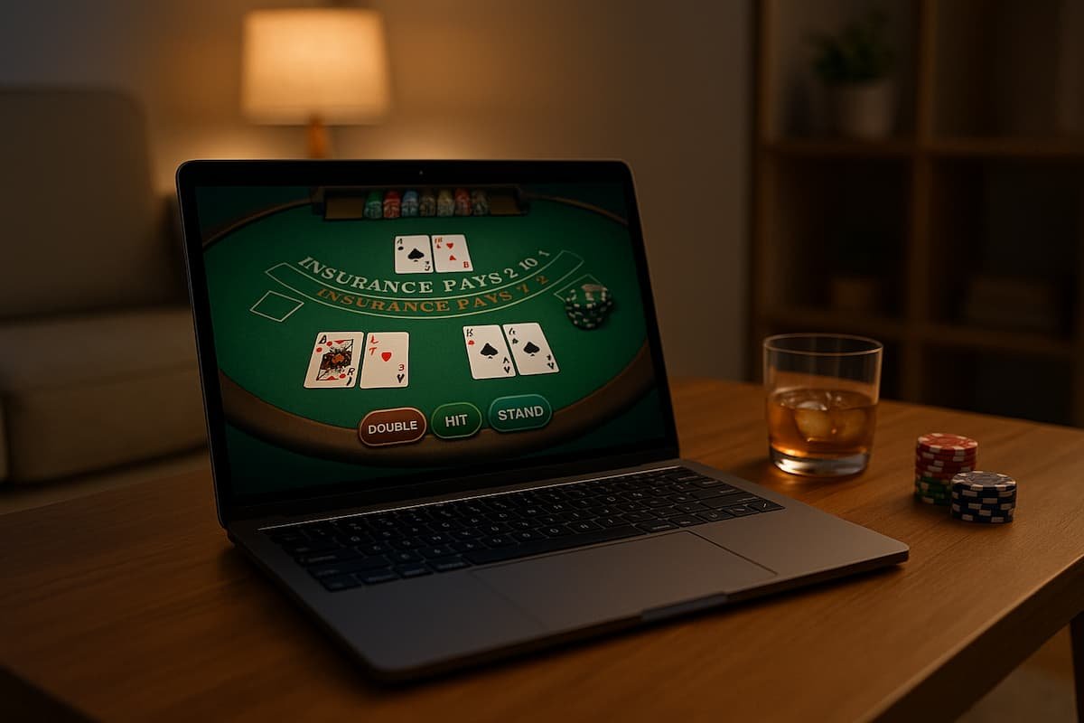 Cum să Joci Blackjack Online și Acasă