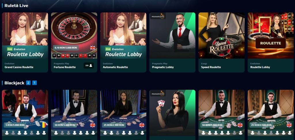 Jocuri live cu dealeri