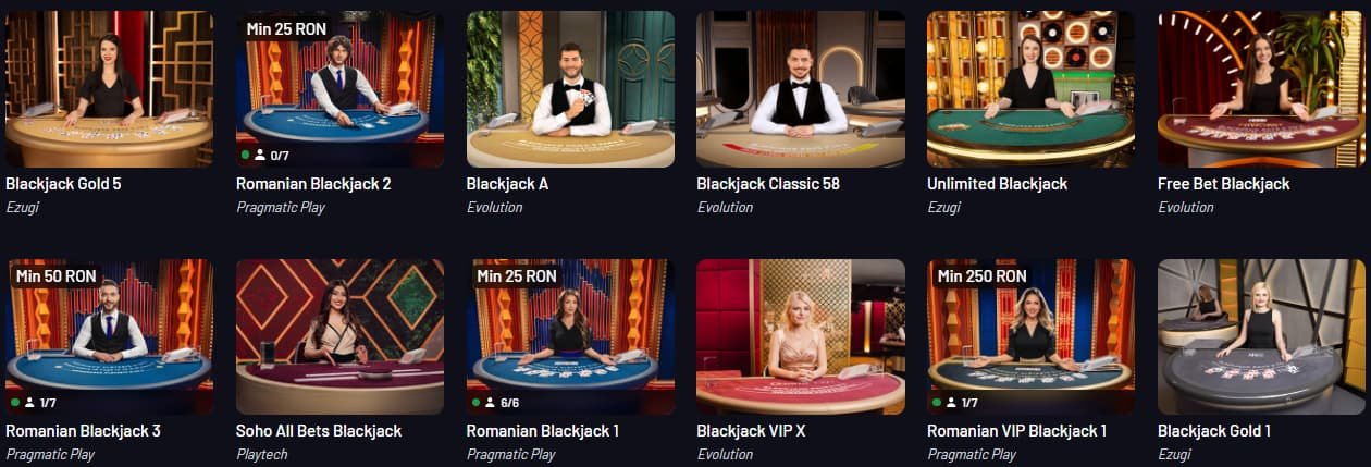 Live Blackjack