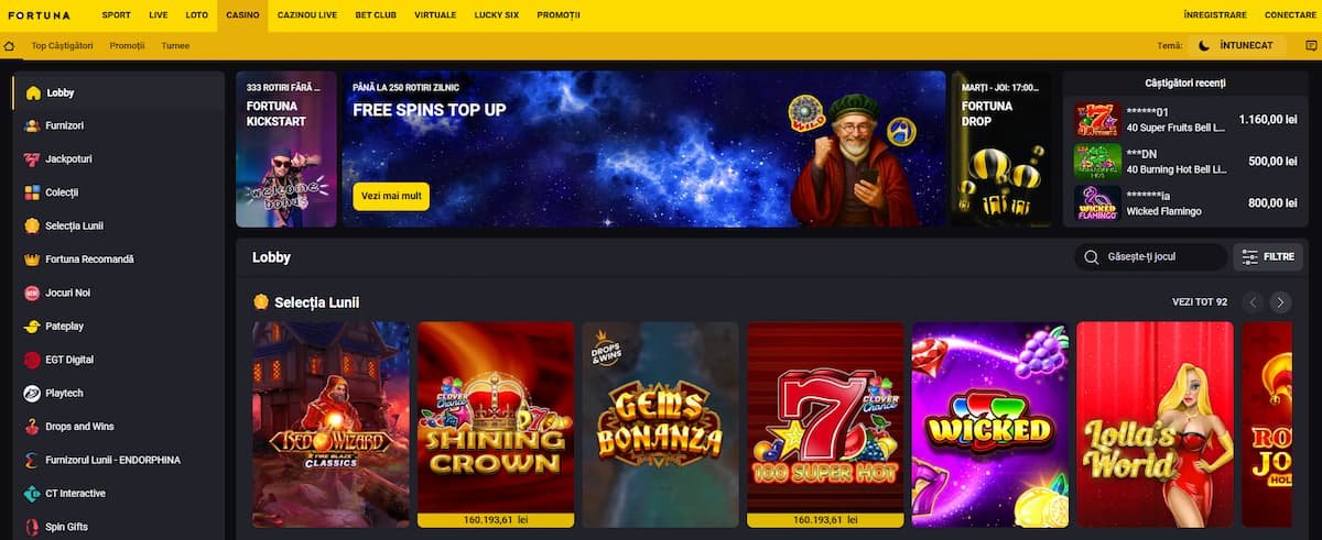 Prezentare generală Fortuna Casino