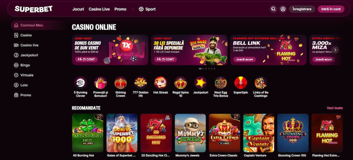 Prezentare generală Superbet Casino