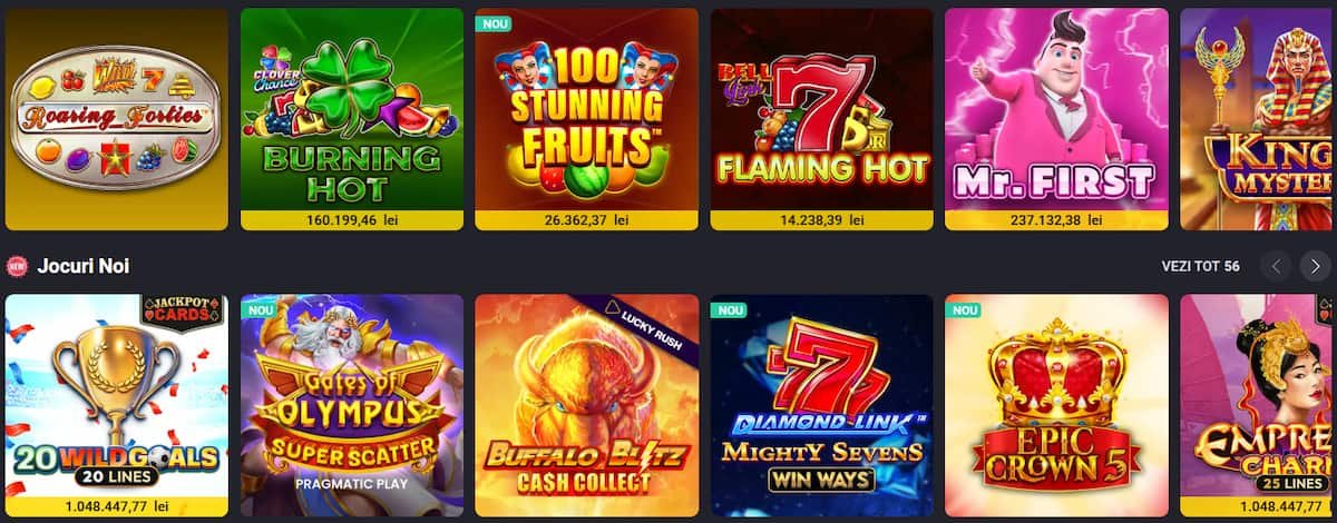 Slots & Jackpots – Jocuri Fortuna Casino