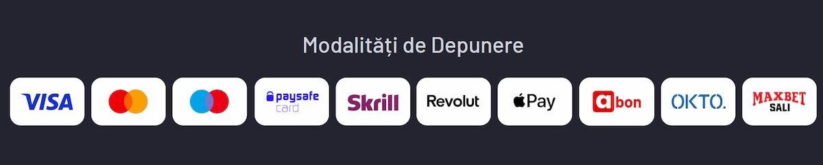 Plăți & Retrageri la MaxBet Casino